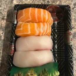 Salmon Belly Sushi Yellowtail Sushi Salmon Belly Sushi Yellowtail Sushi