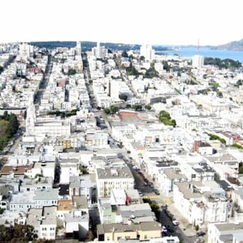 Coit Tower - Lots of bare roofs - Landmarks & Historical Buildings Near Me - San Francisco, California