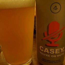 Casey, You're On Mute... a very refreshing New England IPA.