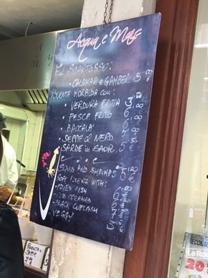 Menu photo 4 Acqua & Mais Venezia, VE