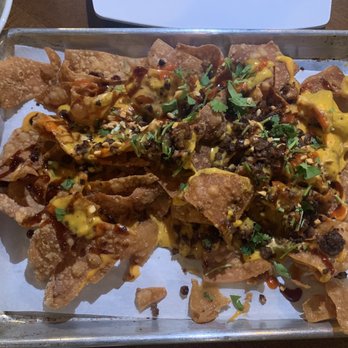 Mo' Brunch & Brews - Viet nachos with impossible meat - Breakfast & Brunch Near Me - Houston, Texas Mo' Brunch & Brews - Viet nachos with impossible meat - Breakfast & Brunch Near Me - Houston, Texas