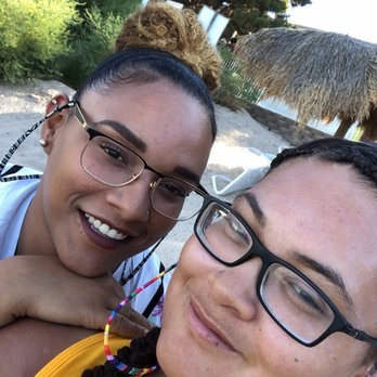 Harrah's Laughlin - A Caesars Rewards Destination - Myself and my wife at the private beach - Hotels Near Me - Laughlin, Nevada