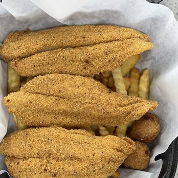 Krispy Catfish - 3 Fillet Basket - Seafood Near Me - Fort Worth, Texas Krispy Catfish - 3 Fillet Basket - Seafood Near Me - Fort Worth, Texas