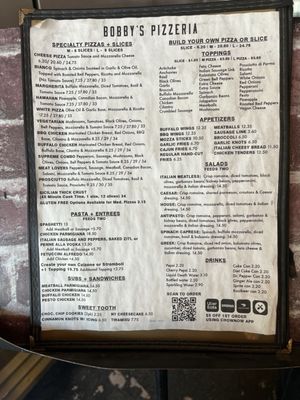 Menu photo 2 Bobby’s Pizzeria Los Angeles, CA Menu photo 2 Bobby’s Pizzeria Los Angeles, CA