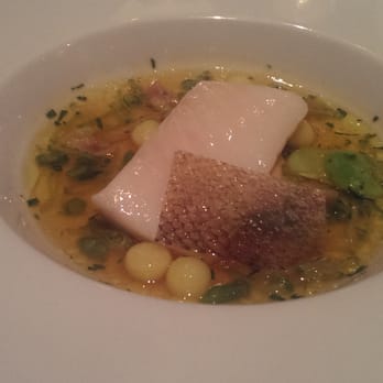 Canlis - Black cod (probably my favorite dish: can't go wrong with crispy skin) - New American Near Me - Seattle, Washington