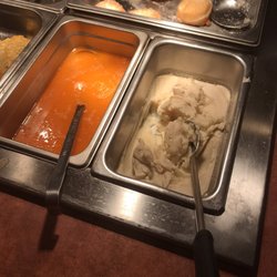 Golden China Seafood and Grill Buffet - I think those are potatoes but I'm not testing them