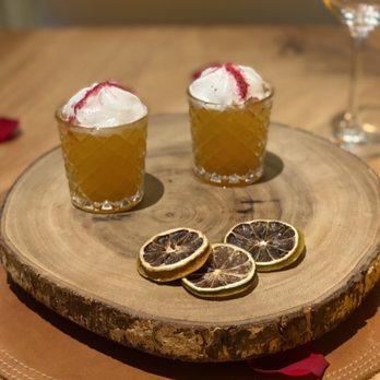 Elcielo - Aguardiente, passion fruit, elderflower foam. - Colombian Near Me - Miami, Florida Elcielo - Aguardiente, passion fruit, elderflower foam. - Colombian Near Me - Miami, Florida