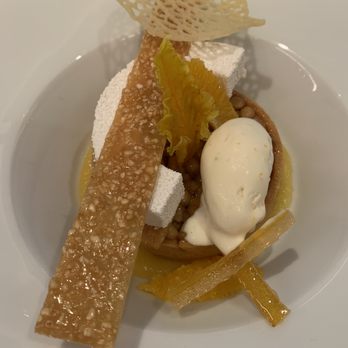 Yolan - (5/5) Torta di Pignoli | Toasted Pine Nut, Labna, Kamut Crouton, Citrus Confit - Italian Near Me - Nashville, Tennessee Yolan - (5/5) Torta di Pignoli | Toasted Pine Nut, Labna, Kamut Crouton, Citrus Confit - Italian Near Me - Nashville, Tennessee