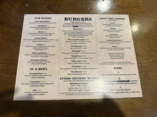 Menu photo 2 Local No 7 Tucker, GA Menu photo 2 Local No 7 Tucker, GA
