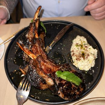 LÝRA - Charcoal Grilled Lamb Chops* - Greek Near Me - Chicago, Illinois LÝRA - Charcoal Grilled Lamb Chops* - Greek Near Me - Chicago, Illinois