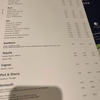 The Space - Menu - Bars Near Me - Edinburgh, EDH