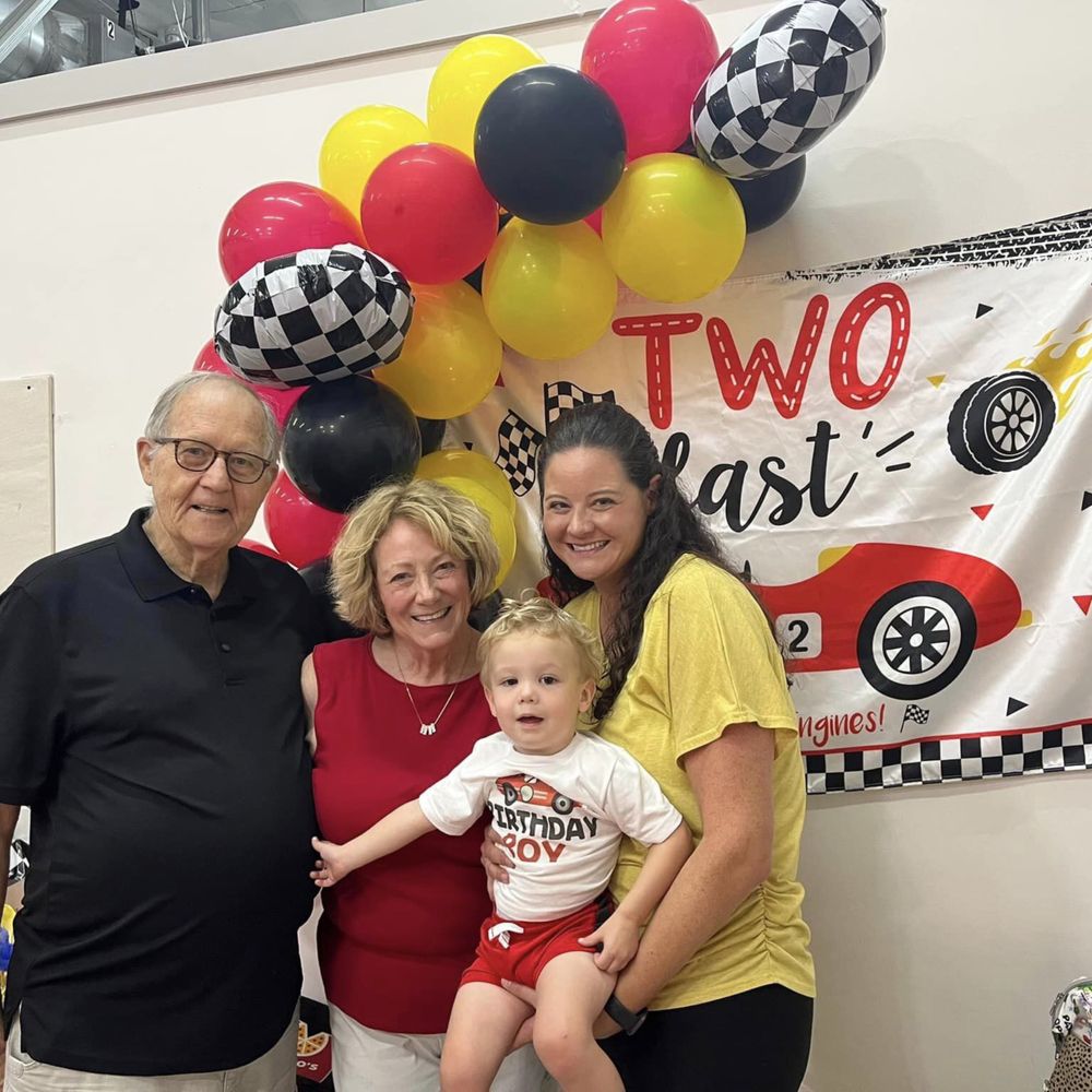 Playland Indoor Playground - Grampa, Nana, Carson the Birthday Boy, and Mama. We went with a Race Car theme (Carson's favorite!). - Indoor Playcenter Near Me - Monroe, North Carolina