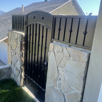 United Iron Works - After: Pedestrian Gate - Fences & Gates Near Me - Pacoima, California United Iron Works - After: Pedestrian Gate - Fences & Gates Near Me - Pacoima, California