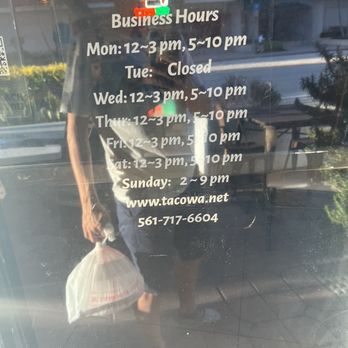 Tacowa - Hours are weird - Korean Near Me - Boca Raton, Florida