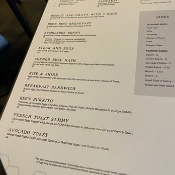 Honeycomb Cafe - Breakfast menu - New American Near Me - Belmont, North Carolina