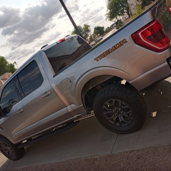 Oasis Window Tinting AZ - The very first Ford TREMOR in Az. Truck this fast needs tint that keeps up and got ceramic 05%. - Home Window Tinting Near Me - Gilbert, Arizona Oasis Window Tinting AZ - The very first Ford TREMOR in Az. Truck this fast needs tint that keeps up and got ceramic 05%. - Home Window Tinting Near Me - Gilbert, Arizona