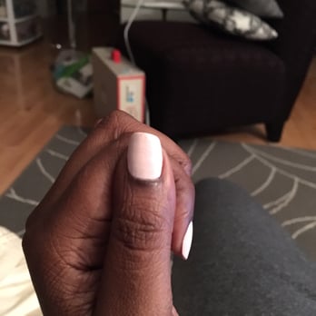 Mizu Spa - Bubbles under nail polish. Enlarge to see - Skin Care Near Me - San Francisco, California