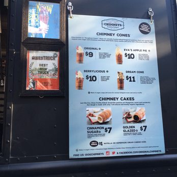 Eva's Original Chimneys - Menu - Desserts Near Me - Toronto, Ontario