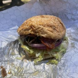McNally's Burger - 6 oz burger with cheese and bacon