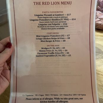 The Red Lion - Menu, page 2 - Gastropubs Near Me - Culworth, NTH The Red Lion - Menu, page 2 - Gastropubs Near Me - Culworth, NTH