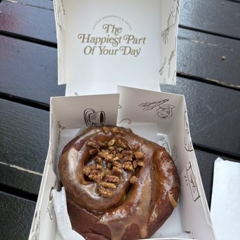 Sidecar Doughnuts & Coffee - Pumpkin cinnamon roll--very light and tasty - Donuts Near Me - Pasadena, California Sidecar Doughnuts & Coffee - Pumpkin cinnamon roll--very light and tasty - Donuts Near Me - Pasadena, California