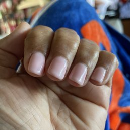 These are my natural nails with gel. And these were done on Friday These are my natural nails with gel. And these were done on Friday