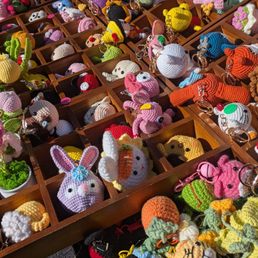 The ever popular amigurumi for sale at the Matsuri Festival Steele Indian Park Feb 22, 2025 The ever popular amigurumi for sale at the Matsuri Festival Steele Indian Park Feb 22, 2025