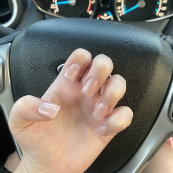 Kayla's Nail  Salon - Another time I got my nails done here. Wanted natural colored acrylics and the guy there did a great job. - Nail Salons Near Me - Hendersonville, Tennessee