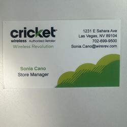 Cricket Wireless Authorized Retailer - Sonia Cano