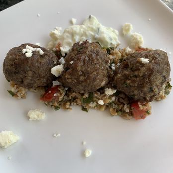 White Mountain Cider - Greek meatballs appetizer - New American Near Me - Glen, New Hampshire White Mountain Cider - Greek meatballs appetizer - New American Near Me - Glen, New Hampshire