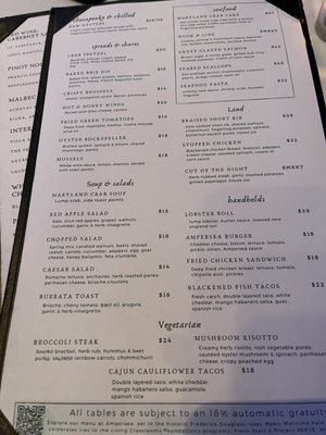 Menu photo 4 Ampersea Baltimore, MD Menu photo 4 Ampersea Baltimore, MD