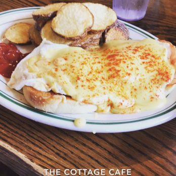 Cottage Cafe - Eggs Benedict w/cottage fries - Breakfast & Brunch Near Me - Spokane Valley, Washington Cottage Cafe - Eggs Benedict w/cottage fries - Breakfast & Brunch Near Me - Spokane Valley, Washington