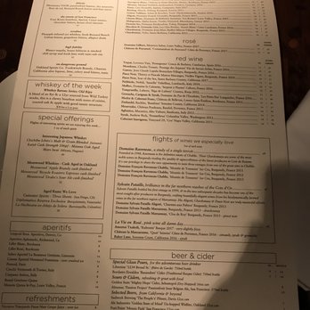 Foreign Cinema - Drink menu at Foreign Cinema in San Francisco. - Breakfast & Brunch Near Me - San Francisco, California Foreign Cinema - Drink menu at Foreign Cinema in San Francisco. - Breakfast & Brunch Near Me - San Francisco, California