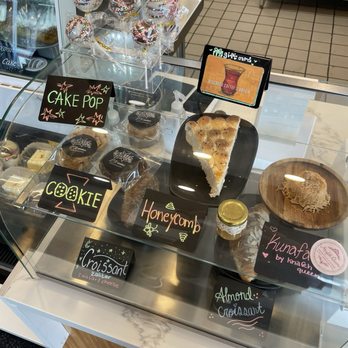 Qamaria Coffee - Cake Pop Cookie Honeycomb Kunafa Croissant Almond Croissant - Coffee & Tea Near Me - Fullerton, California Qamaria Coffee - Cake Pop Cookie Honeycomb Kunafa Croissant Almond Croissant - Coffee & Tea Near Me - Fullerton, California