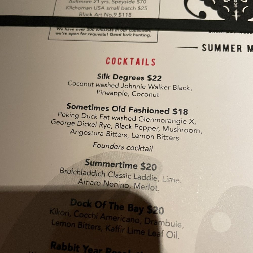 Cold Drinks Bar - Menu - Cocktail Bars Near Me - San Francisco, California Cold Drinks Bar - Menu - Cocktail Bars Near Me - San Francisco, California