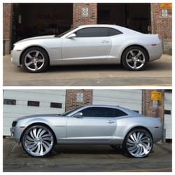Sammy's Tire Shop - Camaro on 30" Forgiatos