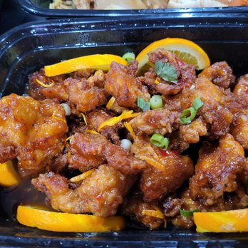 Thai Station Restaurant - Orange chicken - Thai Near Me - Indianapolis, Indiana