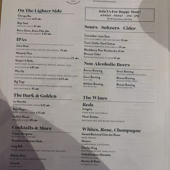 The Original 40 Brewing - Menu - Breweries Near Me - San Diego, California