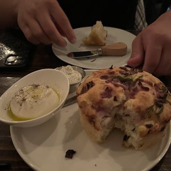 Baran's 2239 - Focaccia bread and burrata - New American Near Me - Hermosa Beach, California Baran's 2239 - Focaccia bread and burrata - New American Near Me - Hermosa Beach, California
