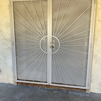 Affordable Windows Plus Exteriors - Before (security door and French patio on interior) - Windows Installation Near Me - Gilbert, Arizona
