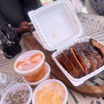 Bowlegged BBQ - full rack ribs with 2 large sides - Barbeque Near Me - San Diego, California Bowlegged BBQ - full rack ribs with 2 large sides - Barbeque Near Me - San Diego, California