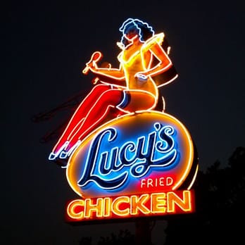 Lucy's Fried Chicken - I love neon signs. - New American Near Me - Austin, Texas Lucy's Fried Chicken - I love neon signs. - New American Near Me - Austin, Texas
