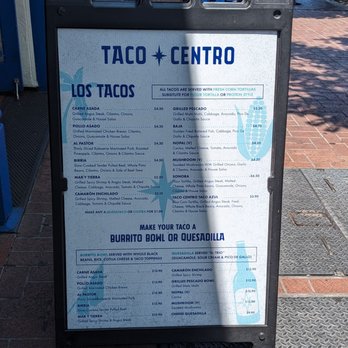 TACO CENTRO - Menu 6/12/2024 - Mexican Near Me - San Diego, California TACO CENTRO - Menu 6/12/2024 - Mexican Near Me - San Diego, California