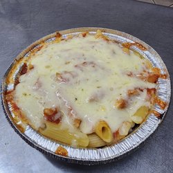 Benjy's Kosher Pizza - Fresh baked ziti to perfection!