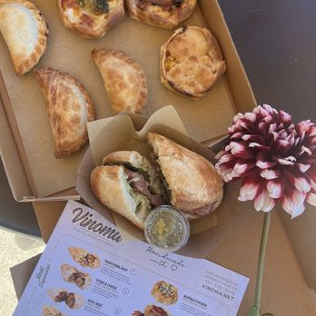 Vinoma - Assorted Argentinian empanadas and Choripan Sandwich - Empanadas Near Me - Rohnert Park, California Vinoma - Assorted Argentinian empanadas and Choripan Sandwich - Empanadas Near Me - Rohnert Park, California