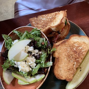 Brookland's Finest - Grilled Chicken club sandwich and side salad - New American Near Me - Washington, DC, District of Columbia