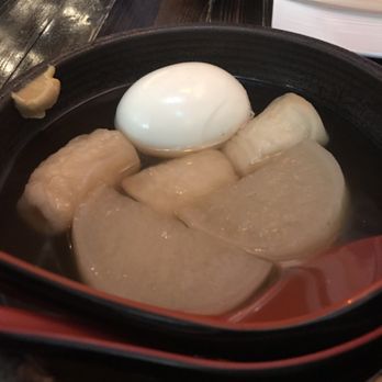 Izakaya Shingen - Daikon, chikuwa and egg oden - Japanese Near Me - Ottawa, Ontario