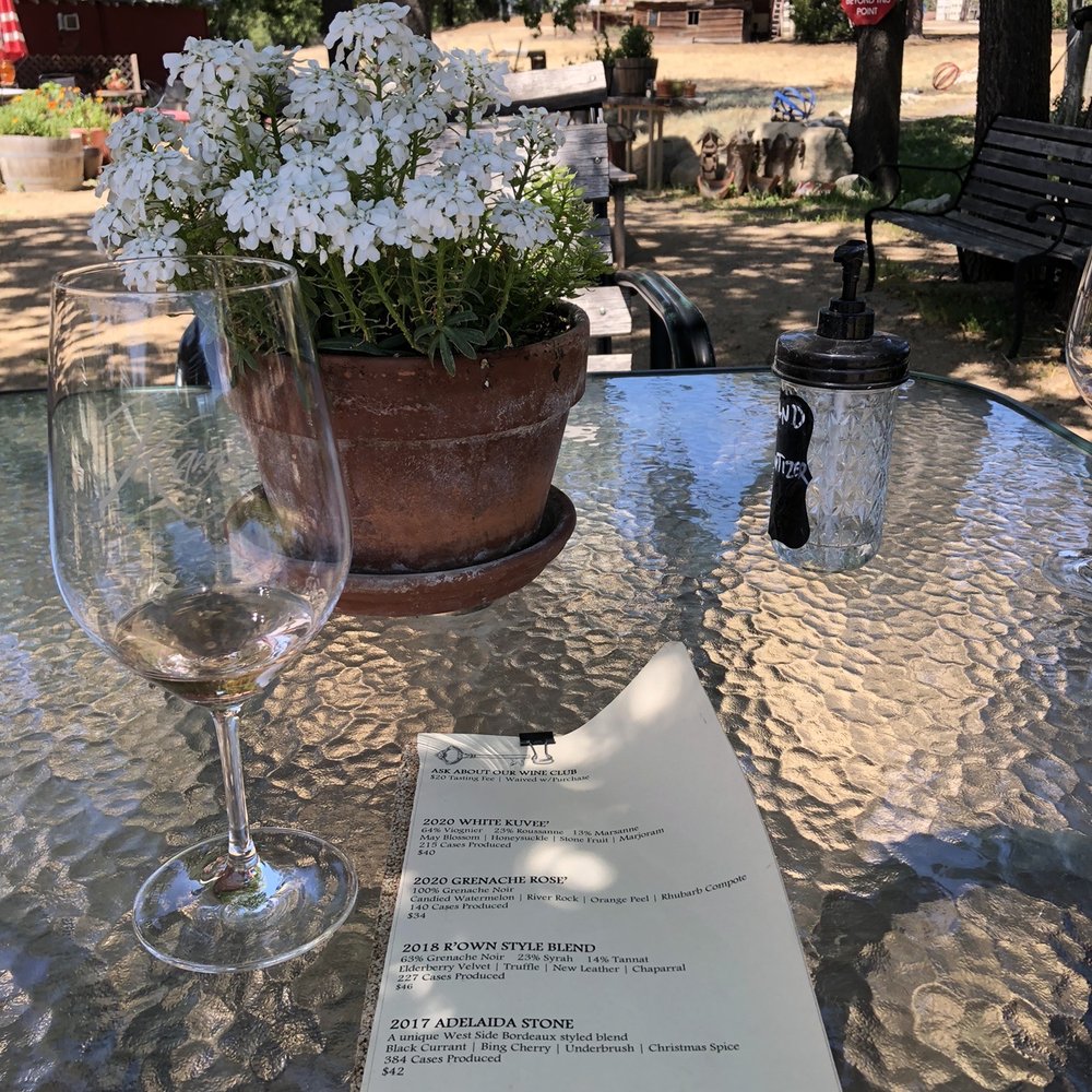 Tasting list. Tasting list.