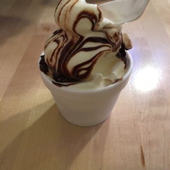 Sweet and Shavery - vanilla and chocolate sauce! yummy - Desserts Near Me - Davis, California