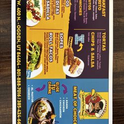 Fabby’s Fun Food - Menu
